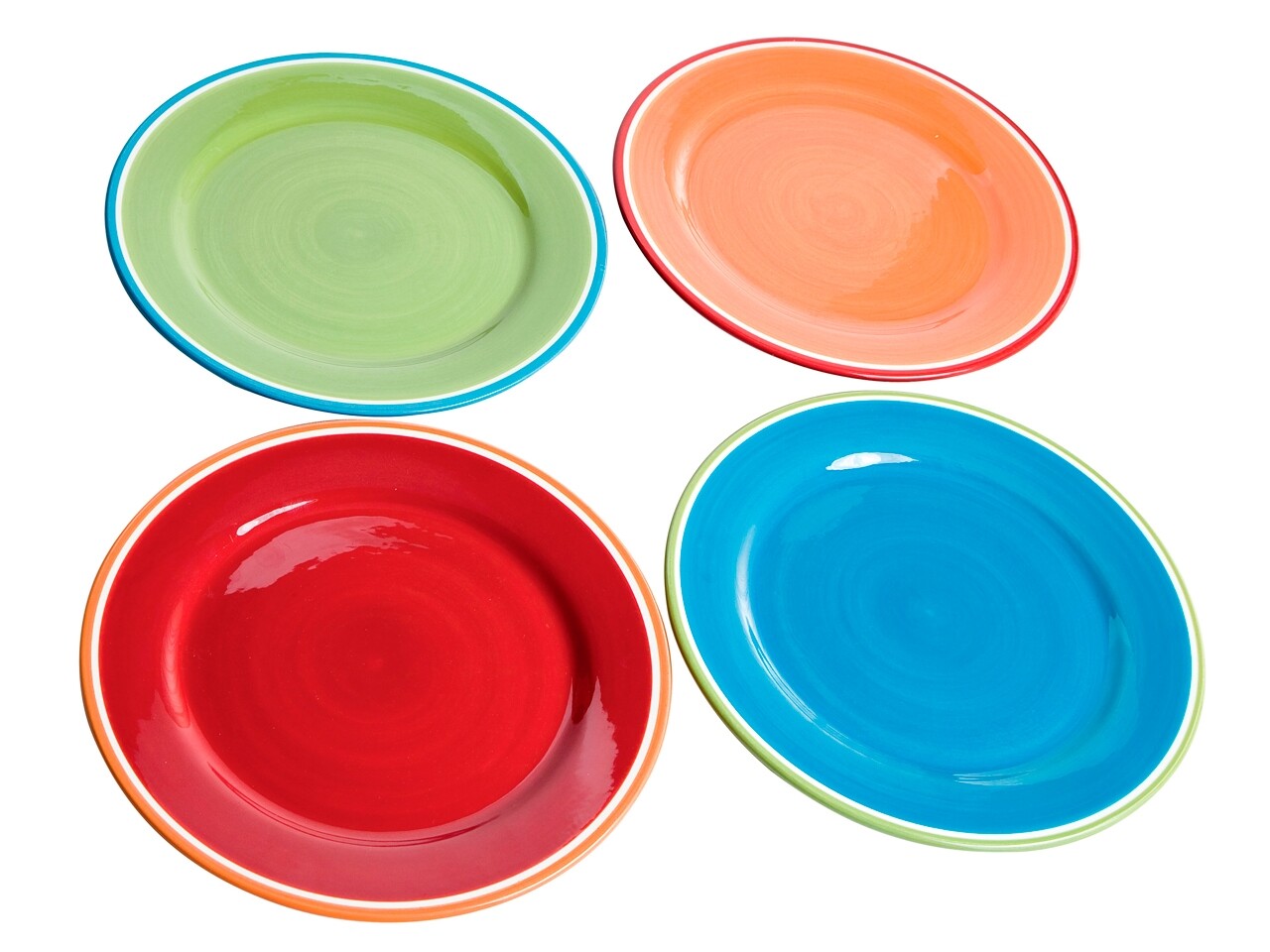 Set farfurii intinse 4 piese, Ironstone, Brandani, Ø25x2.5 cm, ceramica - imagine 4